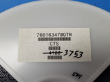 (50 PCS) 766163470GTR CTS Array/Network Resistor, Isolated, 1.8W, 47ohm, 50V, 2%