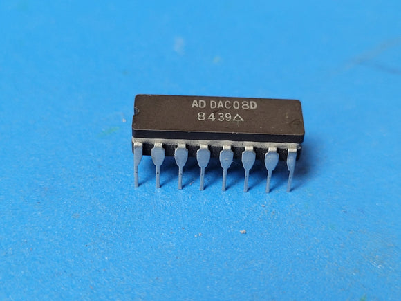 (1 PC) DAC08D ANALOG DEVICES 8 Bit Digital to Analog Converter 16-CDIP