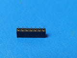 (5 PCS) SQT-107-01-F-S SAMTEC CONN RCPT 7POS 0.079 GOLD PCB ROHS