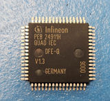 (1PC) PEB24911H-V1.3 Infineon Telecom IC Echo Cancellation P-MQFP-64
