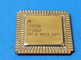 (1 PC) R80186 AMD Microprocessor, 16-Bit, 8MHz, CMOS, CLCC68