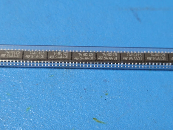 (10 PCS) M74HC125M1 STMICRO Buffers & Line Drivers Quad Bus Buffer SOIC-14