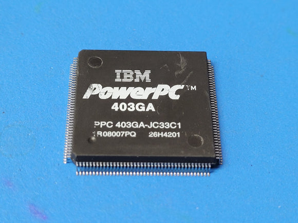 (1 PC) PPC403GA-JC33C1 IBM RISC Microprocessor, 32-Bit, 33MHz, CMOS, PQFP160