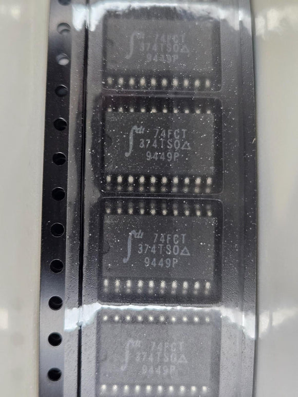 (10PCS) 74FCT374TSO IDT Bus Driver, 1-Func, 8-Bit, True Output, CMOS, SOIC20