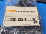 (1 PC) P306-CCT TRW Cinch Plug Male P306-CCT, P306CCT 6 pin Connector