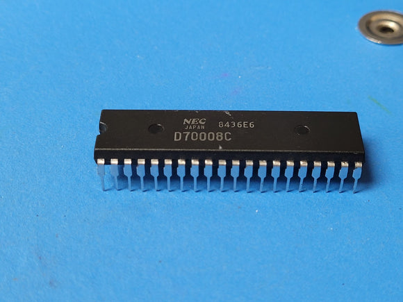(1 PC) UPD70008C NEC RISC Microprocessor, 8-Bit, 4MHz, CMOS, PDIP40