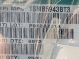 (25 PCS) 1SMB5943BT3 MOT Zener Diode 56 V 3 W ±5% Surface Mount SMB