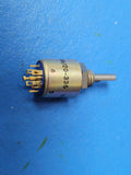 (1) M3786/20-336 Switch Rotary SP3T 3 Flatted Shaft Solder Lug 0.2A 220VAC 28VDC