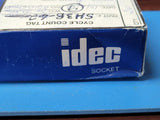 (3) SH3B-62 IDEC Relay Socket, 11 Pin, 3 Pole, 300 V, 10 A, PCB Mount, SH Series