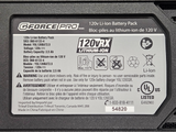 YOL120BAT2.5 G-FORCE PRO 120V 120vRX Lithium Ion 2.5 aH Battery YardForce