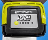 YOL120BAT2.5 G-FORCE PRO 120V 120vRX Lithium Ion 2.5 aH Battery YardForce