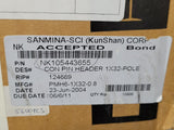 (700 PCS) PMH6-1X32 CONN MALE HEADER, STRAIGHT SINGLE ROW, 32 PINS BREAKAWAY