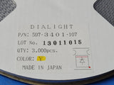 (25 PCS) 597-3401-107 DIALIGHT Single Color LEDs YELLOW DIFFUSED