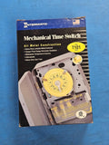 Intermatic T101 24-Hour Mechanical Timer, 120 V, 60Hz, SPST, Metal Enclosure USA
