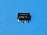 (1 PC) WT5PRD4 AIRBORN INC. Connector, 5 Contact(s), 1 Row(s), Male, Right Angle