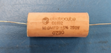 (5PCS) C6182-10MFD.5%250V Polyester Film Capacitor 10MFD 250V +/- 5% C6182