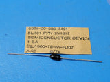 (1 PC) 1N4817 Rectifier Diode, 1 Phase, 1 Element, 1.5A, 100V V(RRM) DO-27