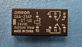 (1PC) G6A-234P-ST-US-DC24 Signal Relay,DPDT, 0.008A, 24VDC, (1A, 30VDC Contact)