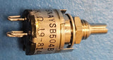 (1PC) RV6NAYSB504B Clarostat Potentiometer 500K ohms 3 Hook Contact