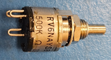 (1PC) RV6NAYSB504B Clarostat Potentiometer 500K ohms 3 Hook Contact