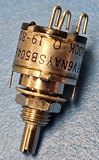 (1PC) RV6NAYSB504B Clarostat Potentiometer 500K ohms 3 Hook Contact