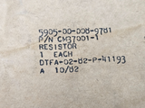 (1PC) CM37001-1 Clarostat Potentiometer 50K Ohm 62JA-50 5905-00-008-9781