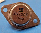 (1) 2N2305 Power Bipolar Transistor, 6A, 40V , 1-Element, NPN, Silicon, TO-3