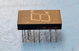 (2PCS) SLA7SCD SLA7 11 Pin Through Hole 7 Segment 19 x 10 x 3mm 5961-01-106-2584