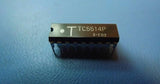 (2PCS) TC5514P Toshiba Standard SRAM, 1KX4, 450ns, CMOS, PDIP18