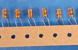 (50PCS) NLE3R3M50V4X7 Electrolytic Capacitor, Polarized, 50V, 20% Tol, 3.3uF