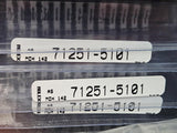 (2PCS) 71251-5101 DIMM Socket, Vert, Multi Key, Plastic Peg, 100 Circuits,3.3V