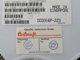 (9 PCS) DO3316P-223 COILCRAFT POWER INDUCTOR SMD 22uH Unshld 20% 2.7A 85mOhms