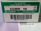 (4 PCS) CCMR010 LITTELFUSE Fuse 600V T/D Class Cc 10A ROHS