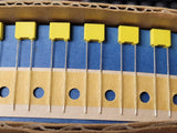 (25 PCS) BF014E0102JDD Kyocera AVX Film Capacitors 1000PF 100V 5%