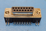 (2PCS) 93888-304315 FCI D Subminiature Connector, 15 Contact, Female