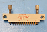 (1PC) WTB24PR9JT Airborn Board Connector, 24 Contact, 2 Row, Male, Right Angle