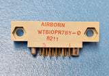 (1PC) WTB10PR7SY-0 Airborn Connector 10 Contact Dual Row Right Angle