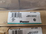 (100 PCS) PNF18-6LF-3K PANDUIT CONN SPADE TERM 18-22AWG #6 RED