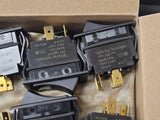 (40 PCS) LTIGK01-6M-BL-GN-WBL-XYR1 CARLING ROCKER SWITCH 20A 250VAC