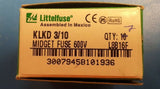 KLKD.300 or KLKD3/10 - KLKD Series 10mm x 38mm FUSES - Littelfuse - Midget Fuse