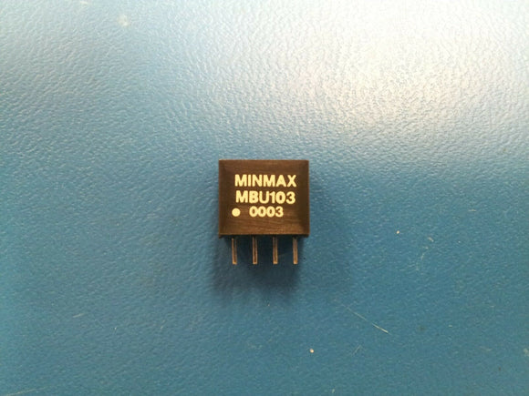 (1PC) MBU103, Minmax Power,1 Watt Ultra Miniature SIP DC/DC Converter