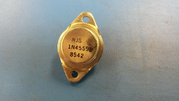 (1 PC) 1N4559B New Jersey Semi Diode Zener Single 4.7V 5% 50W 3-Pin(2+Tab) TO-3