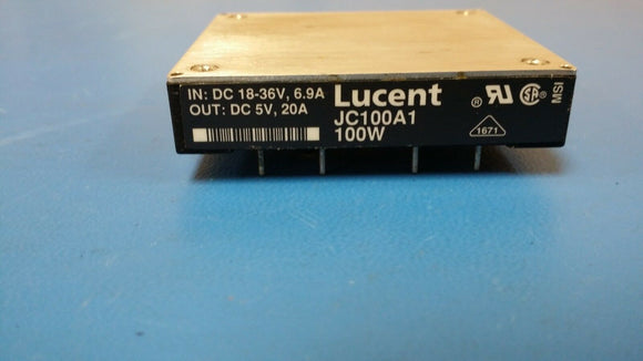 JC100A1, Lucent, DC/DC Converter, 5V 100W OUT
