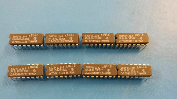 (1 PC) SNJ54S138J TEXAS INST. Decoder/Demultiplexer Single 3-to-8 16-Pin CDIP