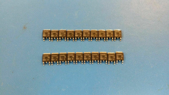 (10 PCS) RFD16N05L HARRIS Trans MOSFET N-CH 50V 16A 3-Pin(2+Tab) TO-252(DPAK)