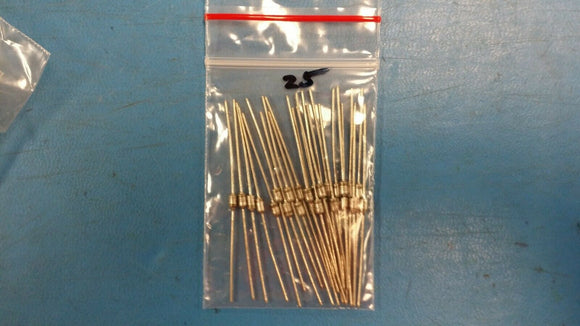 (25 PCS) 1N4731A MOT Diode Zener Single 4.3V 5% 1W 2-Pin DO-41