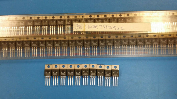 (10 PCS) MC78M05CT MOTOROLA Standard Regulator Pos 5V 0.7A 3-Pin(3+Tab) TO-220