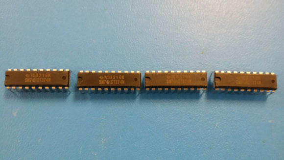 (10 PCS) SN74HCT374N TI  IC D-TYPE POS TRG SNGL 20 PIN PDIP