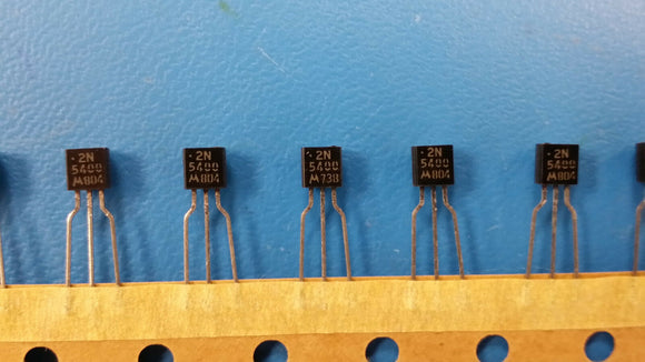(20 PCS) 2N5400 MOTOROLA Trans GP BJT PNP 120V 0.6A 3-Pin TO-92