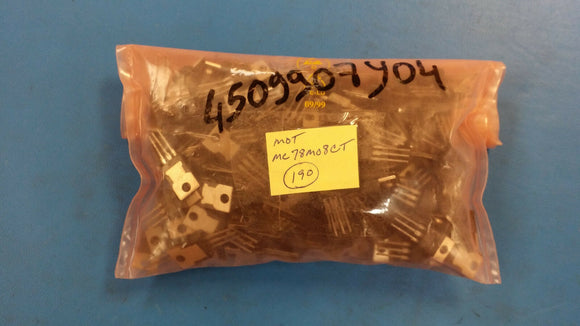 (10) MC78M08CT Switching Regulators 0.5A/8V Positive Voltage Regulator TO-220